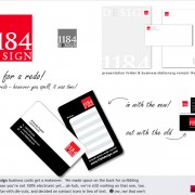 1184 Design refresh for business cards