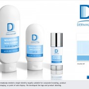 Package and label design for skin care product line.